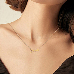 1 шт. ожерелье из нержавеющей стали 304&nbsp;NJEW-LP0001-48