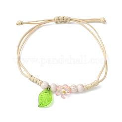 Фарфоровые бусины плетеные браслеты из бисера&nbsp;BJEW-JB11421