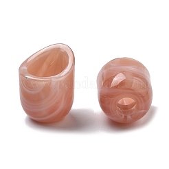 Двухцветные акриловые бусины&nbsp;OACR-S042-06F