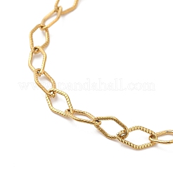 Браслет-цепочка из нержавеющей стали 304 для женщин&nbsp;LS-BJEW-I313-02