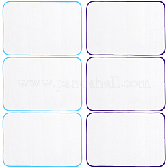 8шт. 2-х цветный полиэстеровый термостойкий гладильный коврик&nbsp;AJEW-CY0001-70