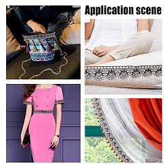 5 ярд филигранной кружевной отделки из полиэстера&nbsp;OCOR-GF0002-13B