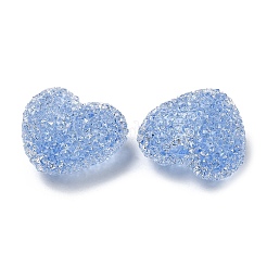 Бусины из смолы в форме сердца друзи RESI-C038-01F