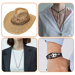 10 м коровьей кожаный шнур&nbsp;WL-CL0001-19