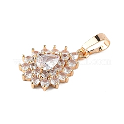 Латунные микро проложить кубического циркония подвески&nbsp;KK-E795-05KCG