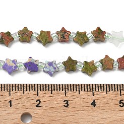 5 стиль нитей из синтетической императорской яшмы&nbsp;G-D095-A01