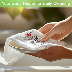 4 шт. 4 вида чистящей салфетки из микрофибры&nbsp;AJEW-WH0645-007