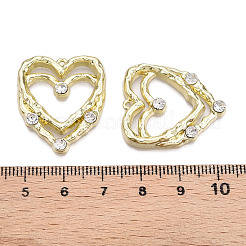 Подвески из сплава со стразами&nbsp;PALLOY-T091-06KCG-NR