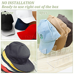 Прозрачная акриловая стойка для хранения шляп DIY-WH0430-694