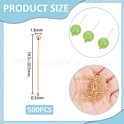Контакты латунь шаровой головкой&nbsp;KK-UN0003-31B