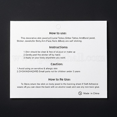 Акриловые наклейки для лица с драгоценными камнями&nbsp;LS-MRMJ-F014-02-1