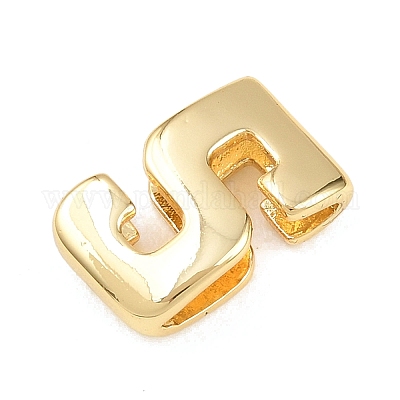 Латунные бусины номер 5&nbsp;KK-B167-B167-26G-05-1