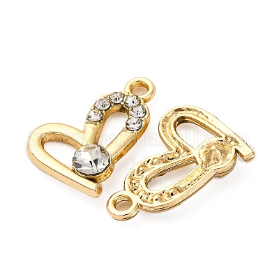 Подвески из сплава и страза&nbsp;LS-PALLOY-S052-01G-B-1