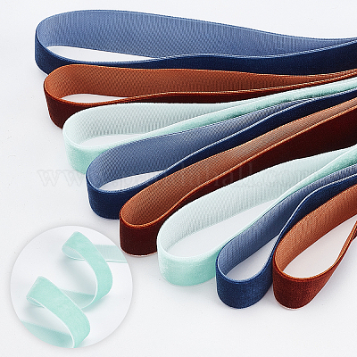 Флокирующая лента&nbsp;SRIB-WH0009-04B-02-1