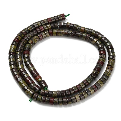 Бисер натуральный дракон крови пряди&nbsp;G-Z110-A30-2x4mm-1