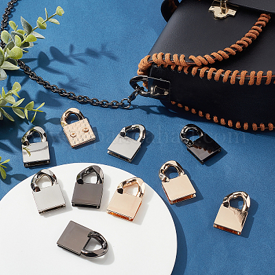 12 комплект пряжек для вешалок из сплава 3 цветов&nbsp;FIND-WR0004-60-1