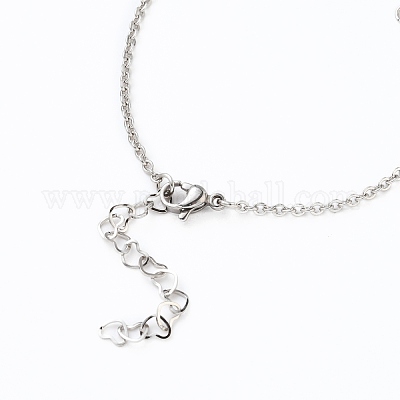 Изготовление браслета-цепочки из нержавеющей стали 304 AJEW-JB00782-01-1