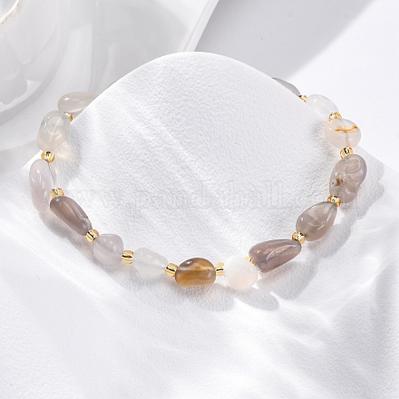 Браслеты из натурального серого агата для женщин G-P563-07P-22-1