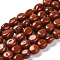 Natural Red Jasper Beads Strands, Nuggets, Tumbled Stone, 9~17x8~12x6~8mm, Hole: 1mm, about 38pcs/strand, 15.55''(39.5cm)