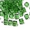 K9 Glass, Imitation Austrian Crystal Beads, Grade AAA, Faceted, Cube, Lime Green, 5~5.5x5~5.5x5~5.5mm(size within the error range of 0.5~1mm), Hole: 0.7~0.9mm