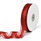 Solid Color Organza Ribbons, for Party Decoration, Gift Packing, Dark Red, 1