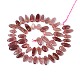 Природного кварца клубники нитей бисера&nbsp;G-Z091-A25-2