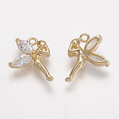 Латунные микро проложить кубического циркония подвески&nbsp;LS-KK-F731-15G