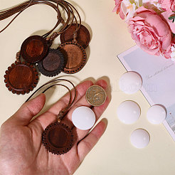 Наборы для изготовления круглых плоских деревянных подвесок своими руками&nbsp;DIY-CA0007-06