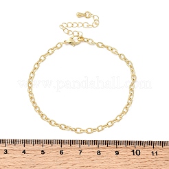 Браслет-цепочка из латуни для женщин&nbsp;BJEW-A065-07G