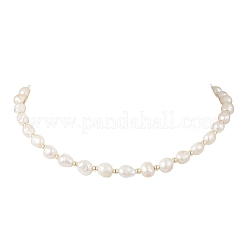 Ожерелья из натуральных пресноводных жемчужин&nbsp;NJEW-JN05731