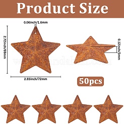 Подвески из ржавого железа&nbsp;IFIN-GF0001-61A