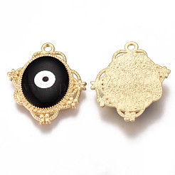 Подвески из экологически чистого сплава с эмалью&nbsp;ENAM-N050-28D-NR