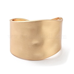 Широкие браслеты из сплава на шарнирах&nbsp;BJEW-C058-02C-G