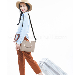 1 шт. плетеные ремни для сумок со стразами и железными застежками&nbsp;PURS-DR0001-02A