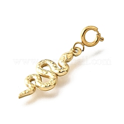 Подвесные украшения из нержавеющей стали 304 в виде змеи&nbsp;STAS-H202-37G