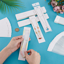 120 шт. бумажные карточки для демонстрации ювелирных изделий для ожерелий&nbsp;CDIS-PH0001-74B