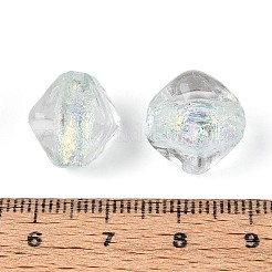 Ручной стеклянные фольга бисер пряди&nbsp;FOIL-N033-01D