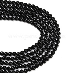 Природные обсидиана бисер нитей&nbsp;G-C280-B11-8mm