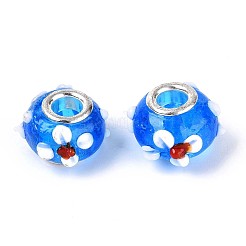 Бусины лэмпворк европейского стиля &nbsp;LAMP-Q029-03E