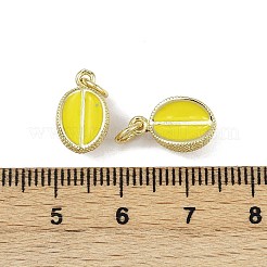 Латунь эмаль подвески&nbsp;KK-H072-18G-08