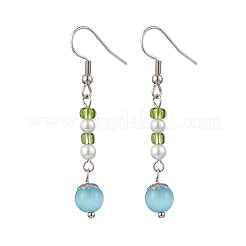 Глаза кота болтающийся серьги&nbsp;EJEW-JE06491-01