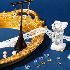 60шт 6 стиля латунных рамок для бусин&nbsp;FIND-SC0005-27