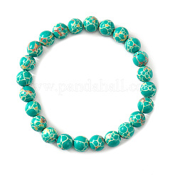 Браслеты из синтетического императорского камня с эффектом потрескивания&nbsp;IQ5974