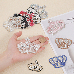 13 шт. 13-х стилистические стразы в форме короны с горячей фиксацией&nbsp;DIY-CA0005-48