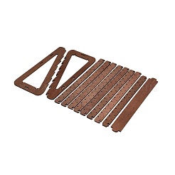 5-уровневые деревянные треугольные подставки для сережек&nbsp;ODIS-K004-03