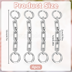 4 шт. удлинители ремня для сумки из сплава&nbsp;FIND-DR0002-15P