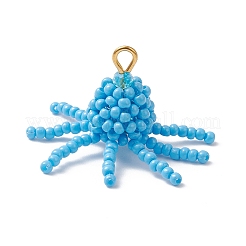 Подвески в виде осьминога из стеклянных бусин&nbsp;PALLOY-MZ01104-02