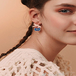 40 шт. Подвески из сплава с эмалью&nbsp;ENAM-LP0001-94