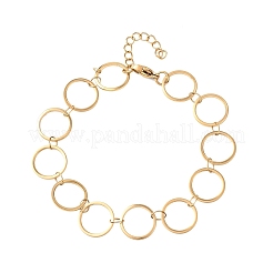 Браслеты-цепочки из нержавеющей стали 304&nbsp;BJEW-P373-02D-G