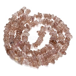 Природного кварца клубники нитей бисера G-D346-01A